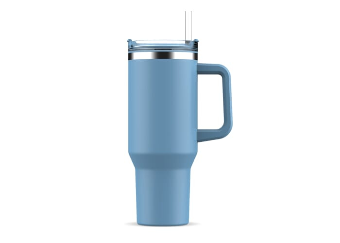 Mug publicitaire isotherme 1,2L Ozzy Bleu clair
